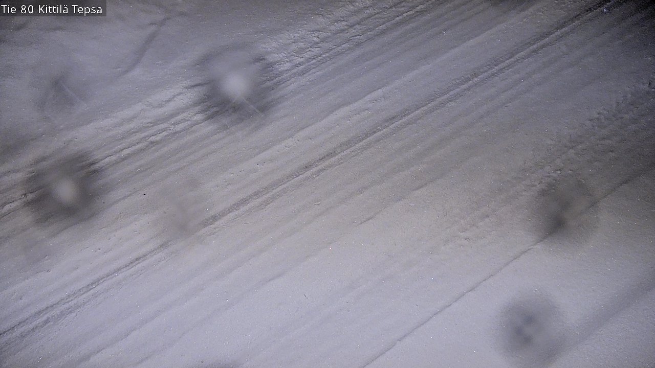 Weather Camera Image Väg 80 Kittilä, Tepsa, Kittilä, Lappi