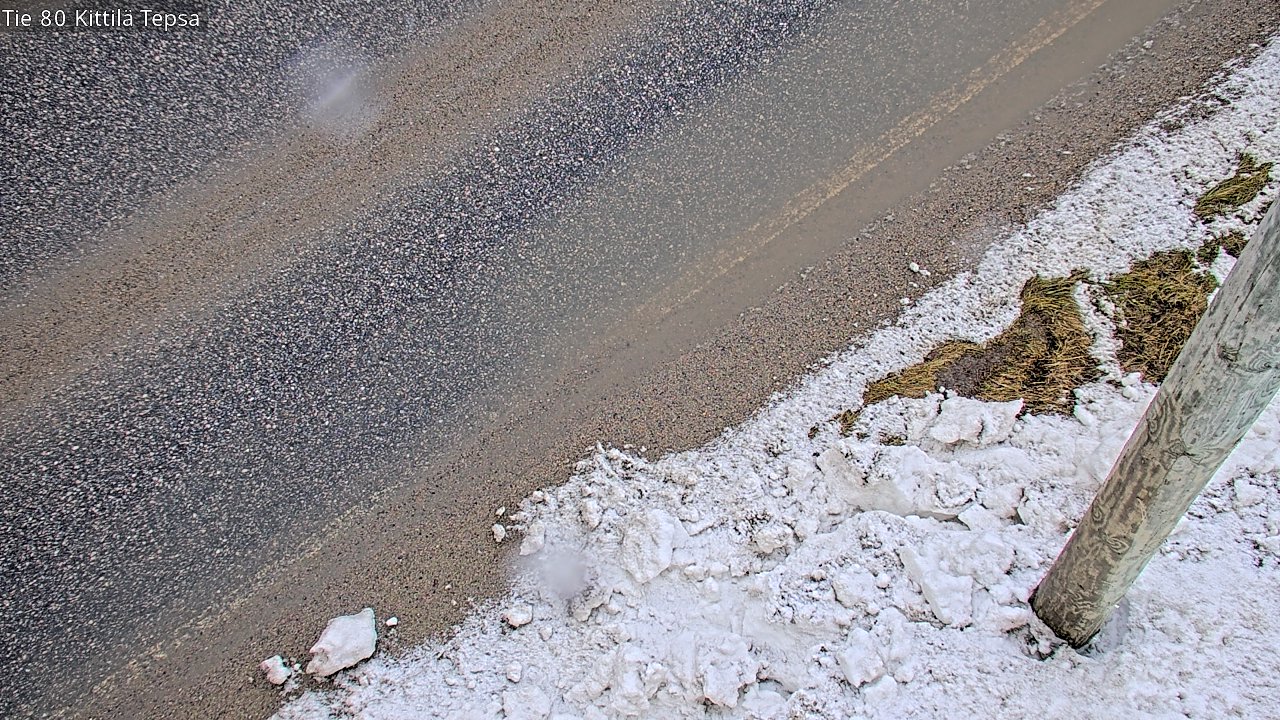 Weather Camera Image Road 80 Kittilä, Tepsa, Kittilä, Lappi