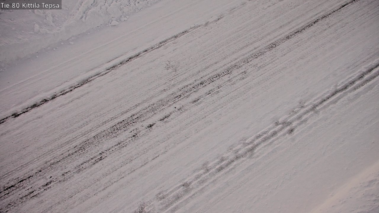 Weather Camera Image Väg 80 Kittilä, Tepsa, Kittilä, Lappi