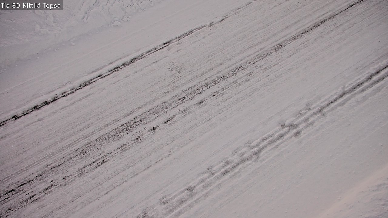 Weather Camera Image Väg 80 Kittilä, Tepsa, Kittilä, Lappi