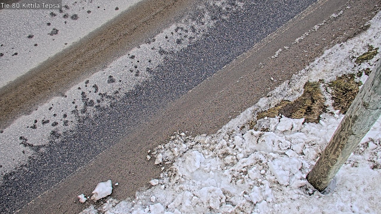 Weather Camera Image Väg 80 Kittilä, Tepsa, Kittilä, Lappi