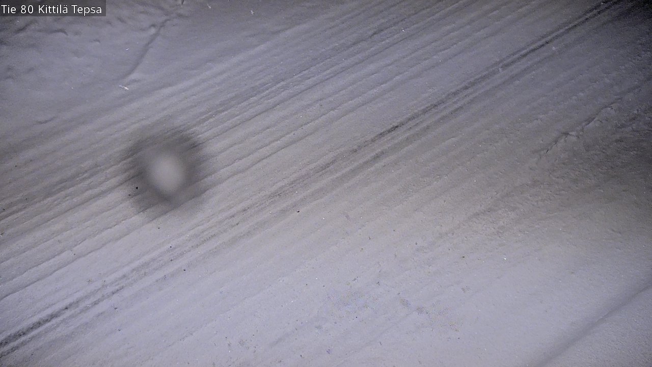 Weather Camera Image Väg 80 Kittilä, Tepsa, Kittilä, Lappi