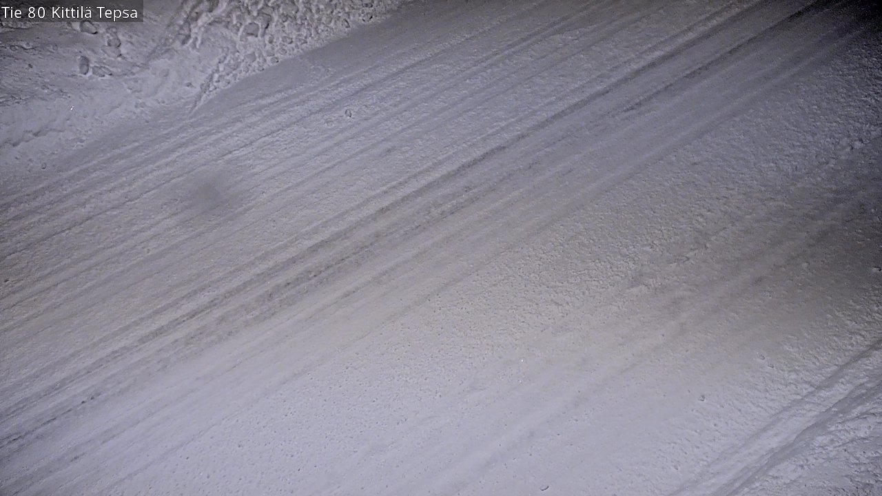 Weather Camera Image Väg 80 Kittilä, Tepsa, Kittilä, Lappi