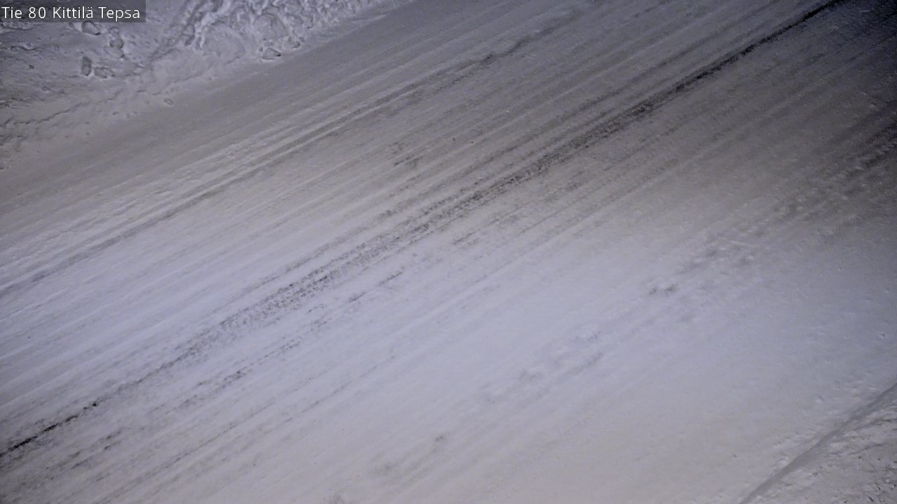 Weather Camera Image Väg 80 Kittilä, Tepsa, Kittilä, Lappi
