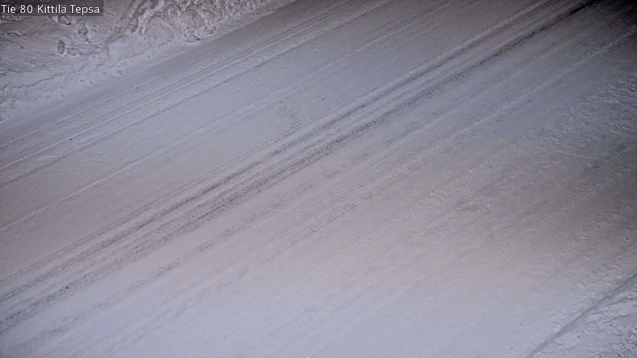 Weather Camera Image Väg 80 Kittilä, Tepsa, Kittilä, Lappi