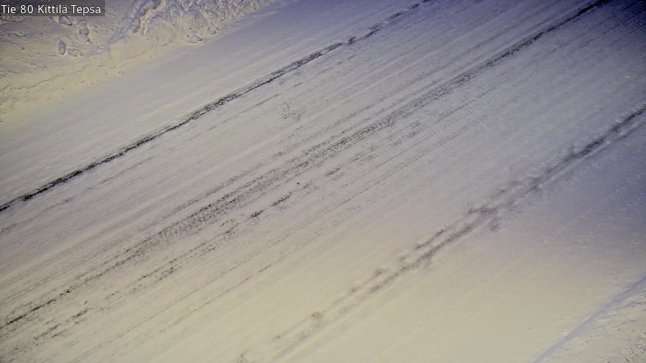 Weather Camera Image Väg 80 Kittilä, Tepsa, Kittilä, Lappi