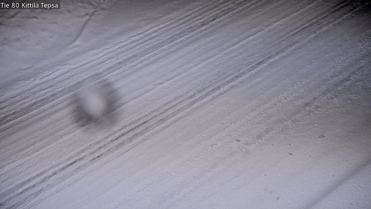 Weather Camera Image Väg 80 Kittilä, Tepsa, Kittilä, Lappi