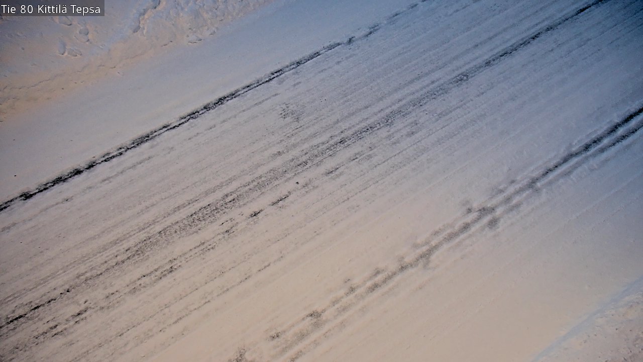 Weather Camera Image Väg 80 Kittilä, Tepsa, Kittilä, Lappi