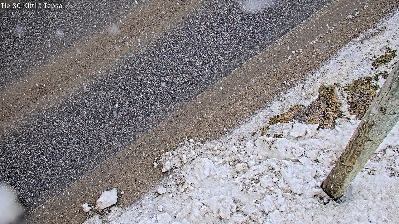 Weather Camera Image Road 80 Kittilä, Tepsa, Kittilä, Lappi