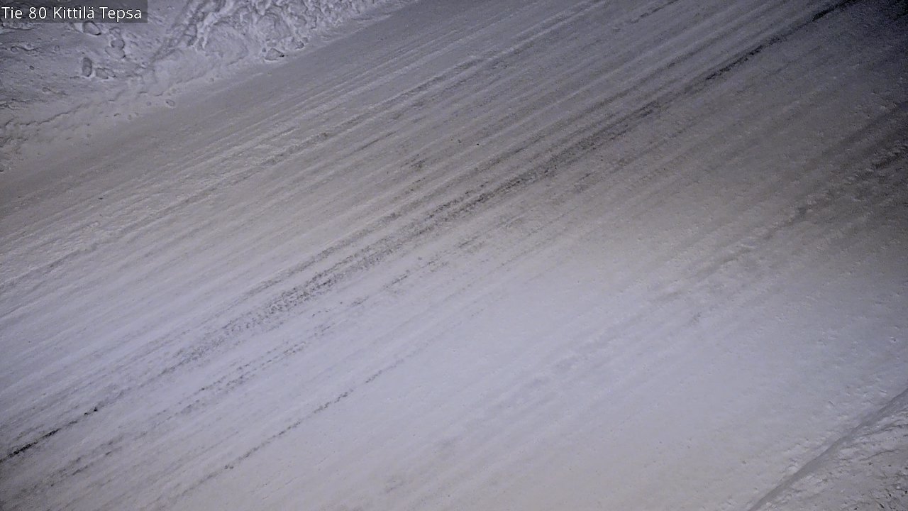 Weather Camera Image Road 80 Kittilä, Tepsa, Kittilä, Lappi