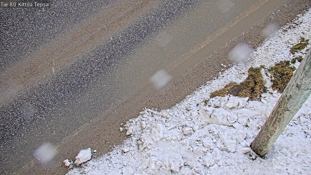 Weather Camera Image Road 80 Kittilä, Tepsa, Kittilä, Lappi