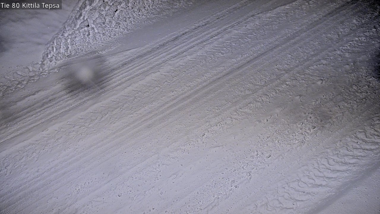 Weather Camera Image Väg 80 Kittilä, Tepsa, Kittilä, Lappi