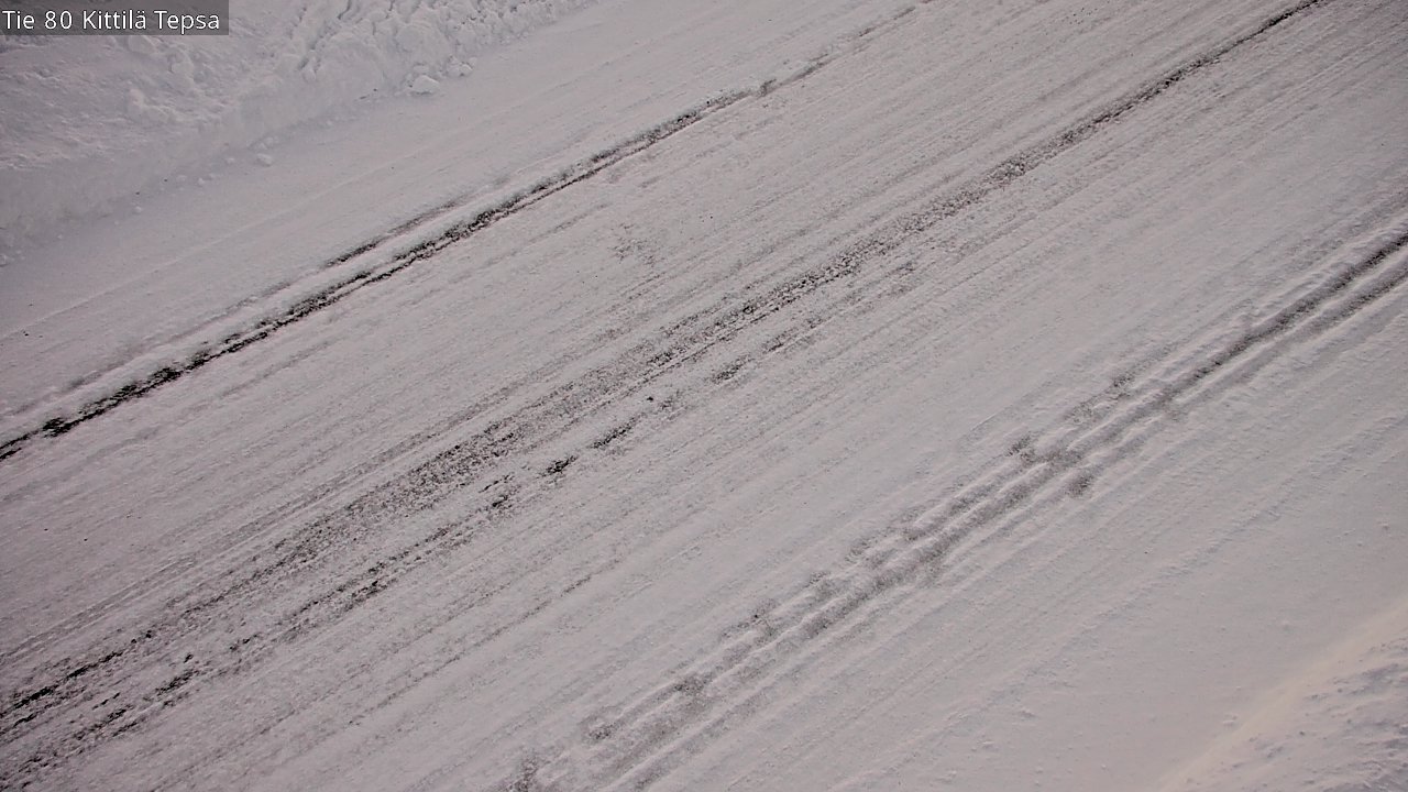 Weather Camera Image Väg 80 Kittilä, Tepsa, Kittilä, Lappi