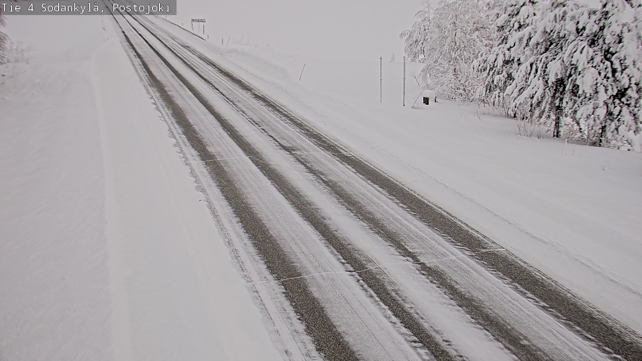 Weather Camera Image Road 4 Sodankylä, Postojoki, Sodankylä, Lappi