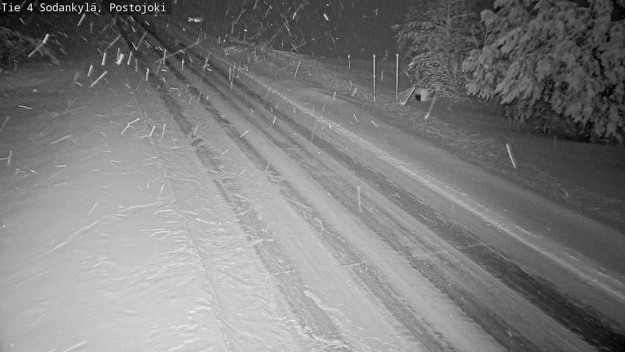 Weather Camera Image Road 4 Sodankylä, Postojoki, Sodankylä, Lappi