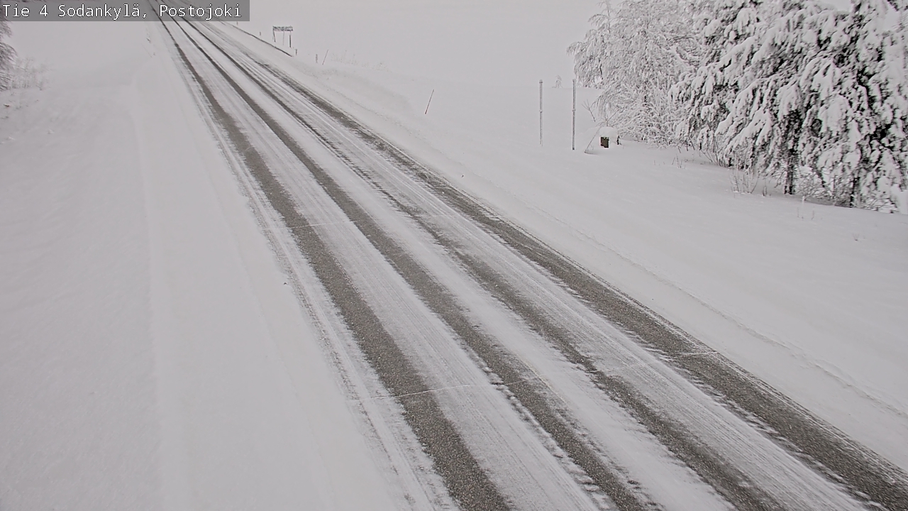 Weather Camera Image Road 4 Sodankylä, Postojoki, Sodankylä, Lappi