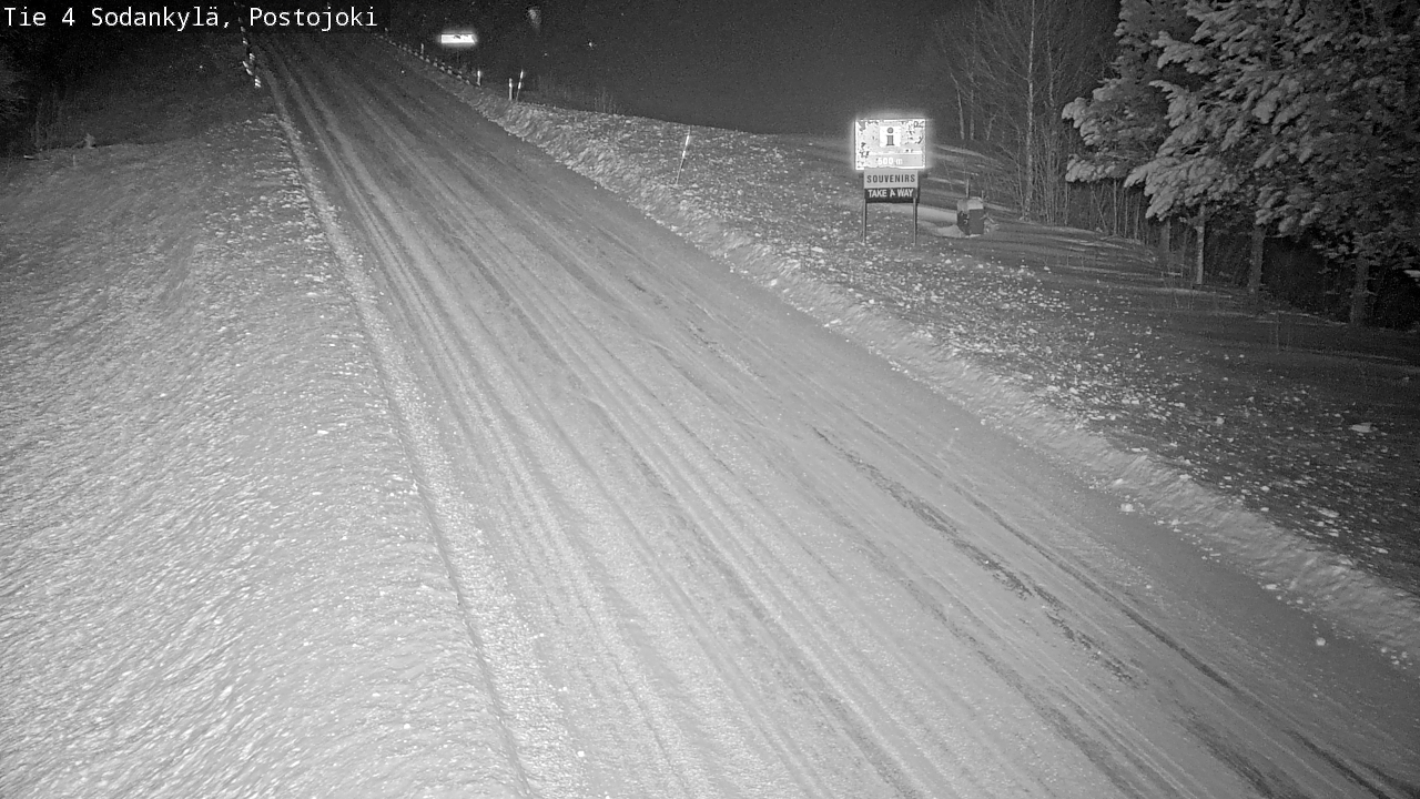 Weather Camera Image Road 4 Sodankylä, Postojoki, Sodankylä, Lappi