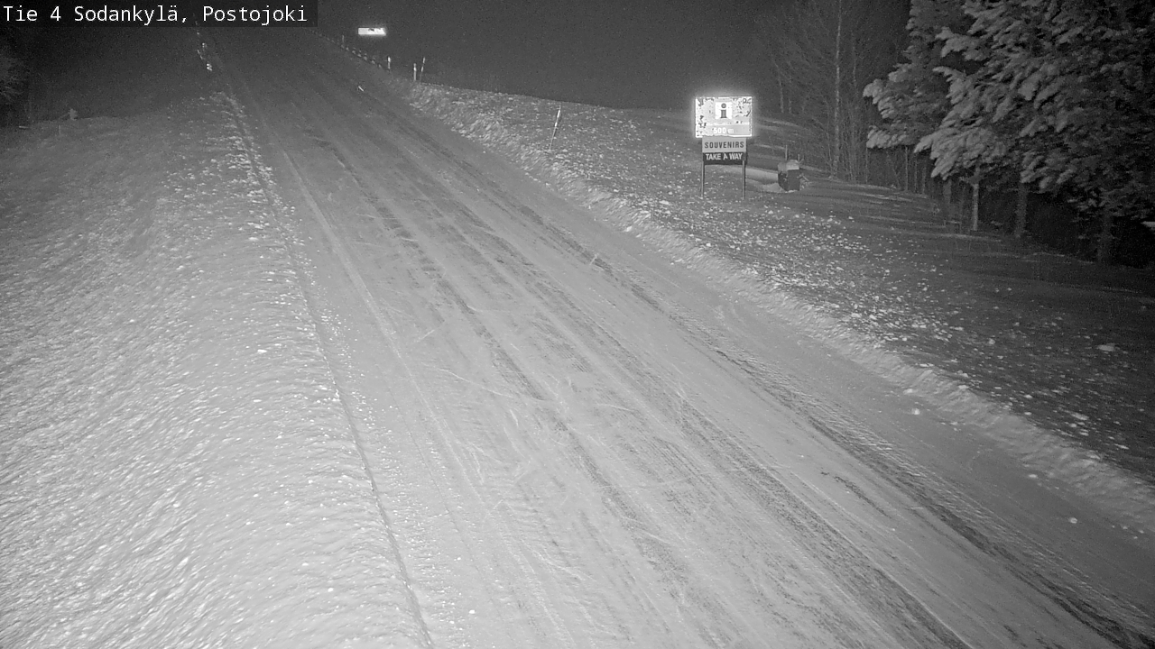 Weather Camera Image Road 4 Sodankylä, Postojoki, Sodankylä, Lappi