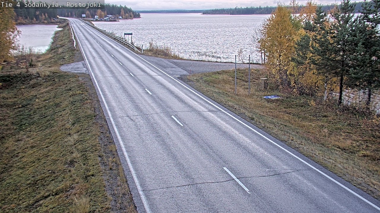 Weather Camera Image Road 4 Sodankylä, Postojoki, Sodankylä, Lappi