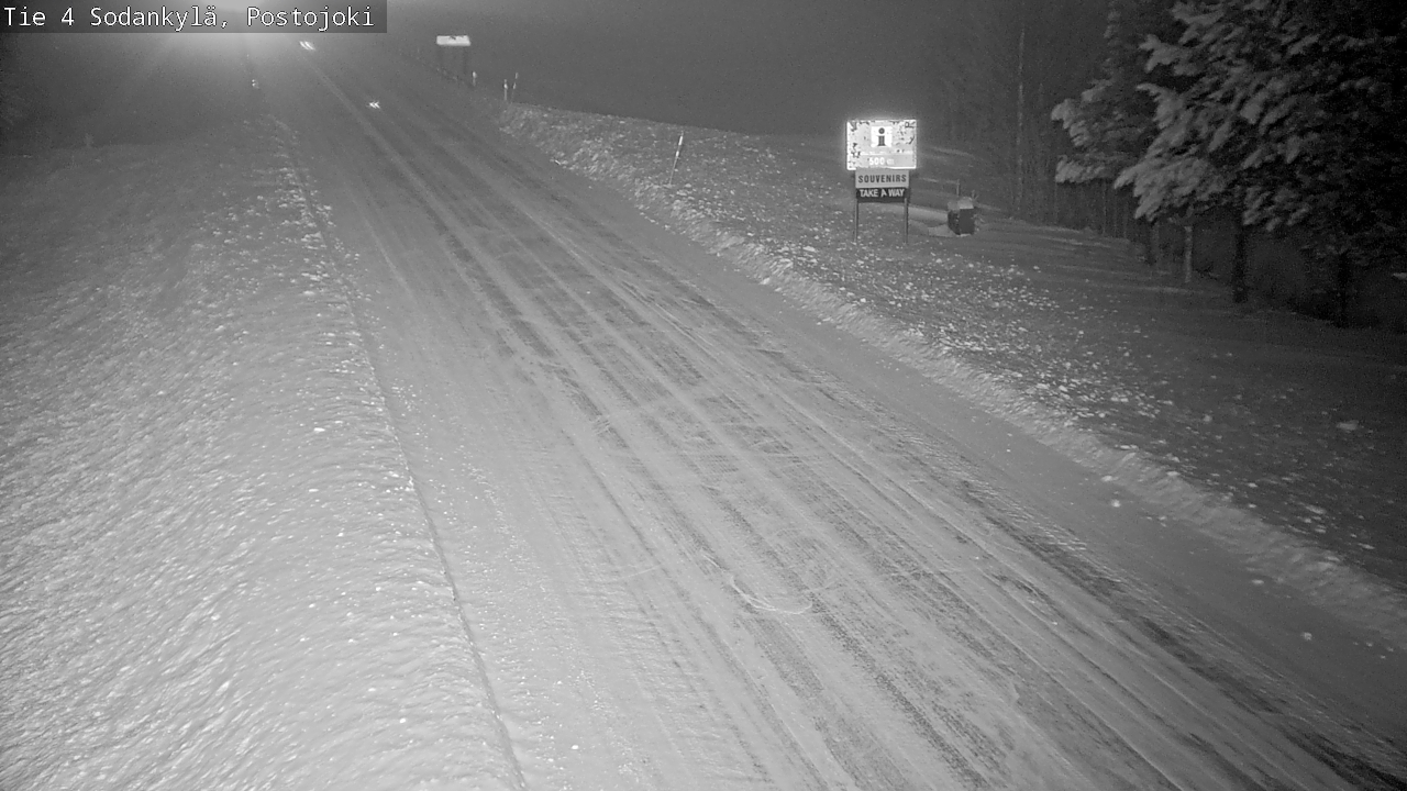 Weather Camera Image Road 4 Sodankylä, Postojoki, Sodankylä, Lappi