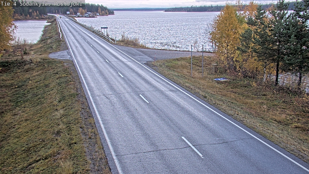 Weather Camera Image Road 4 Sodankylä, Postojoki, Sodankylä, Lappi
