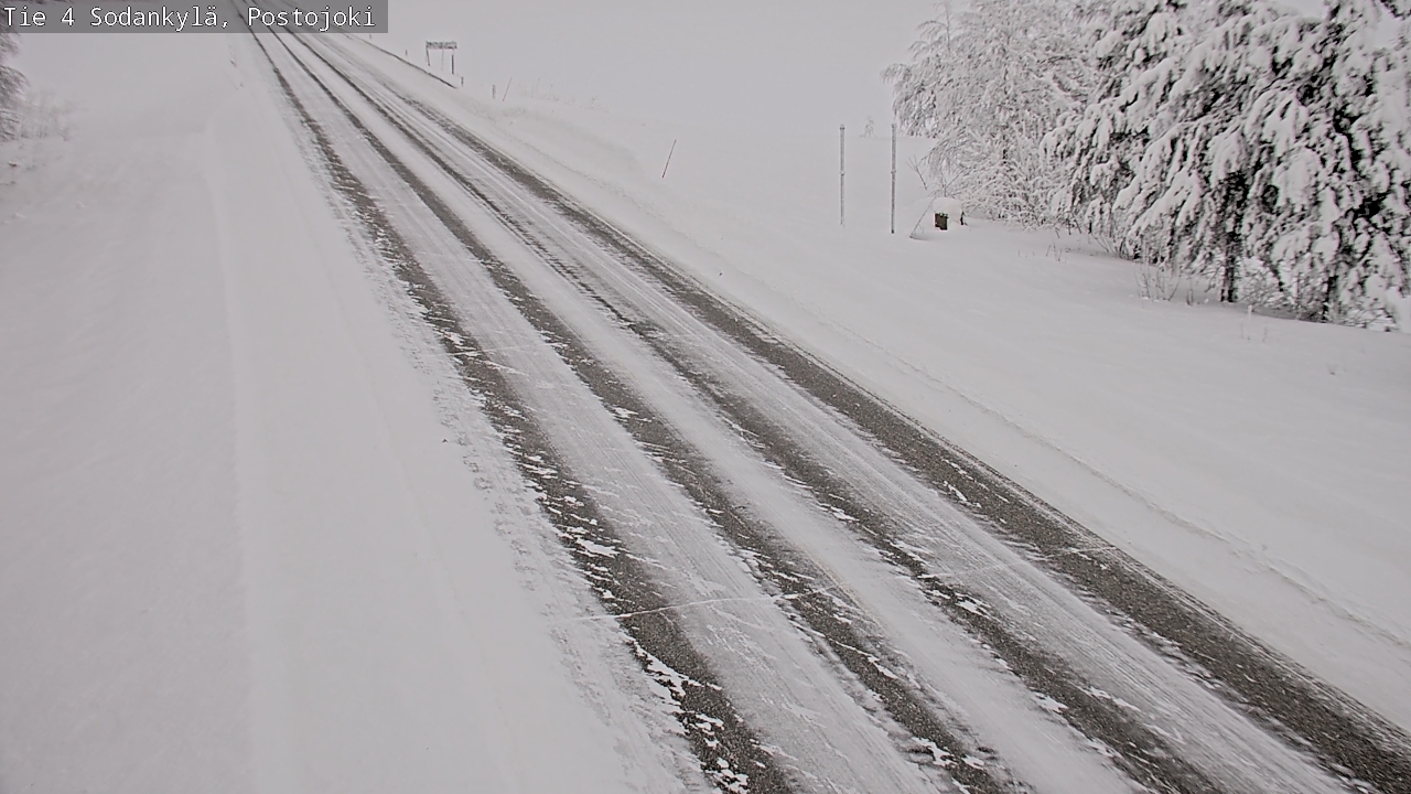 Weather Camera Image Road 4 Sodankylä, Postojoki, Sodankylä, Lappi