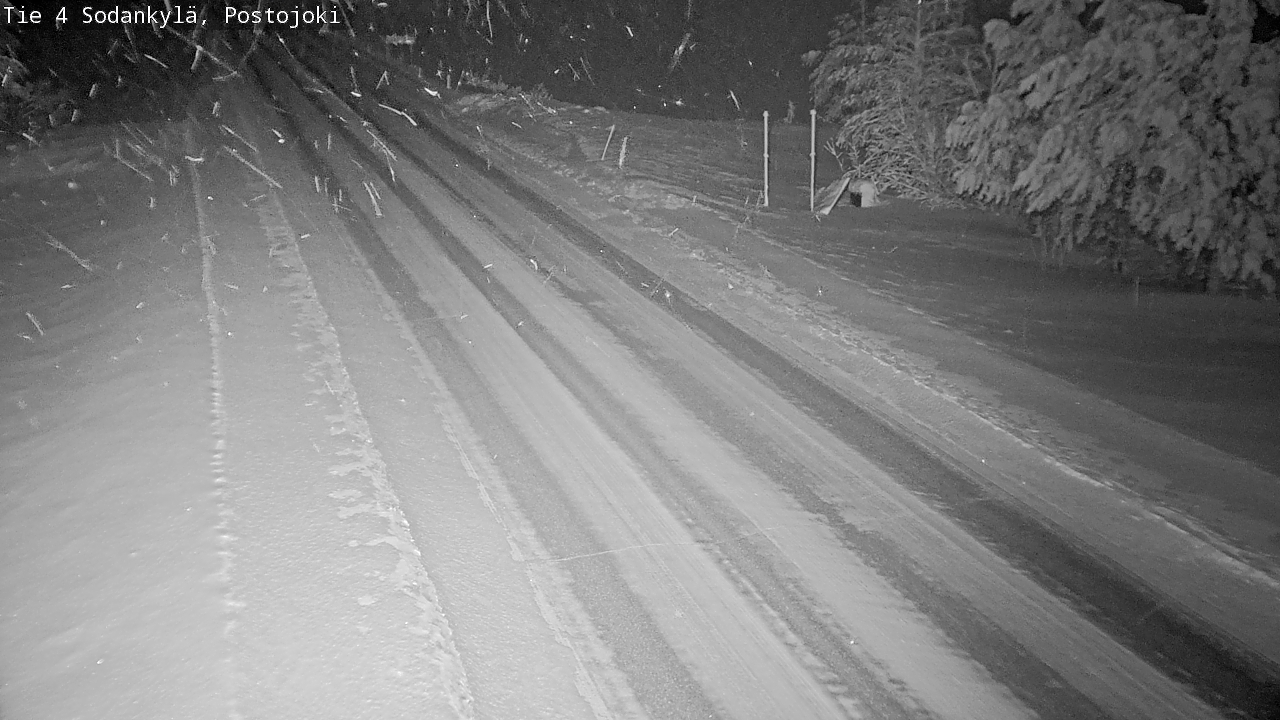 Weather Camera Image Road 4 Sodankylä, Postojoki, Sodankylä, Lappi
