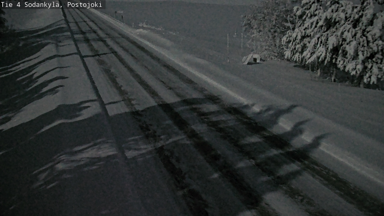 Weather Camera Image Road 4 Sodankylä, Postojoki, Sodankylä, Lappi