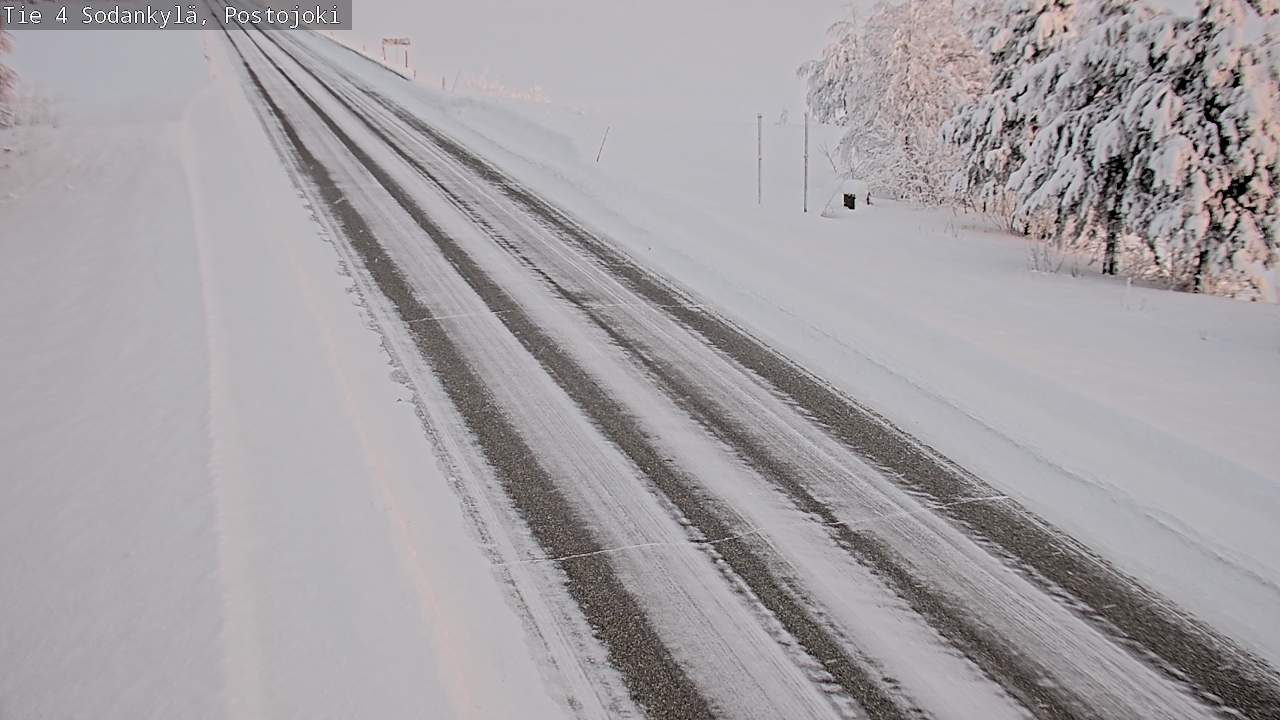 Weather Camera Image Road 4 Sodankylä, Postojoki, Sodankylä, Lappi