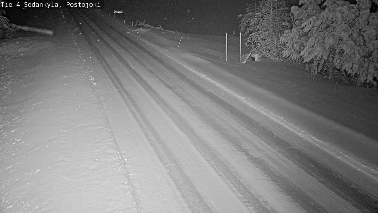 Weather Camera Image Väg 4 Sodankylä, Postojoki, Sodankylä, Lappi