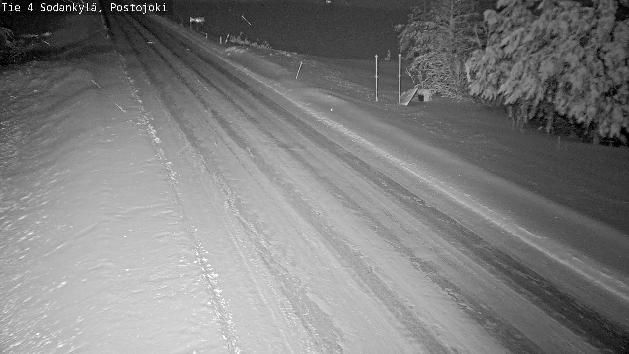 Weather Camera Image Road 4 Sodankylä, Postojoki, Sodankylä, Lappi