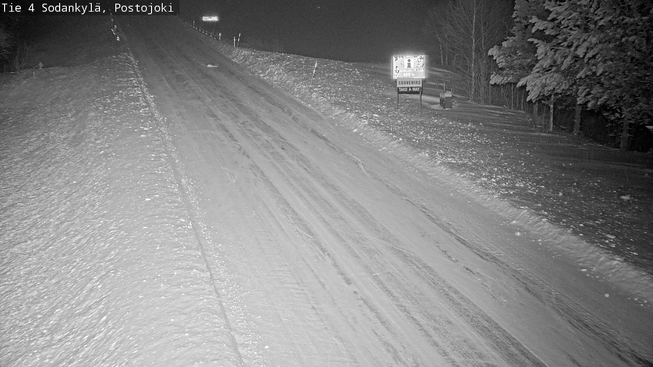 Weather Camera Image Road 4 Sodankylä, Postojoki, Sodankylä, Lappi