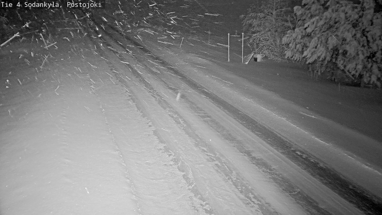 Weather Camera Image Road 4 Sodankylä, Postojoki, Sodankylä, Lappi