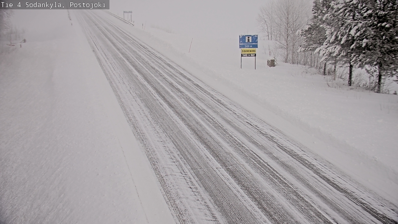 Weather Camera Image Road 4 Sodankylä, Postojoki, Sodankylä, Lappi