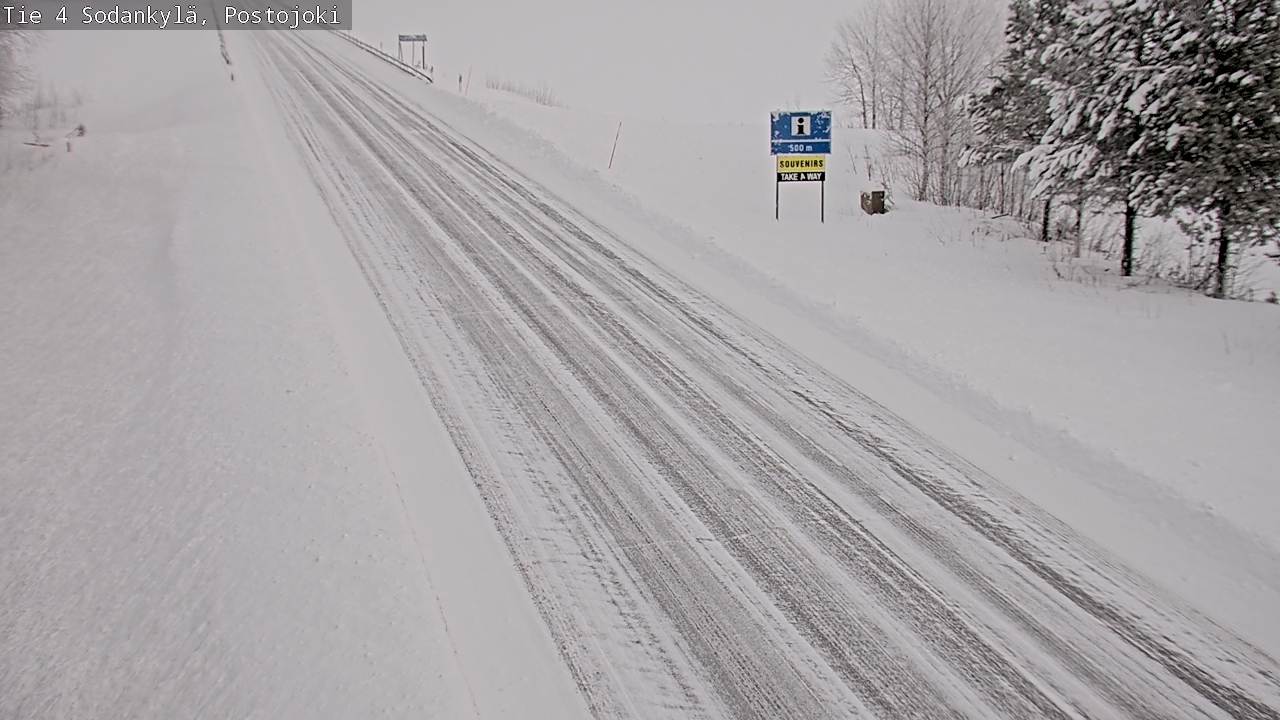 Weather Camera Image Road 4 Sodankylä, Postojoki, Sodankylä, Lappi