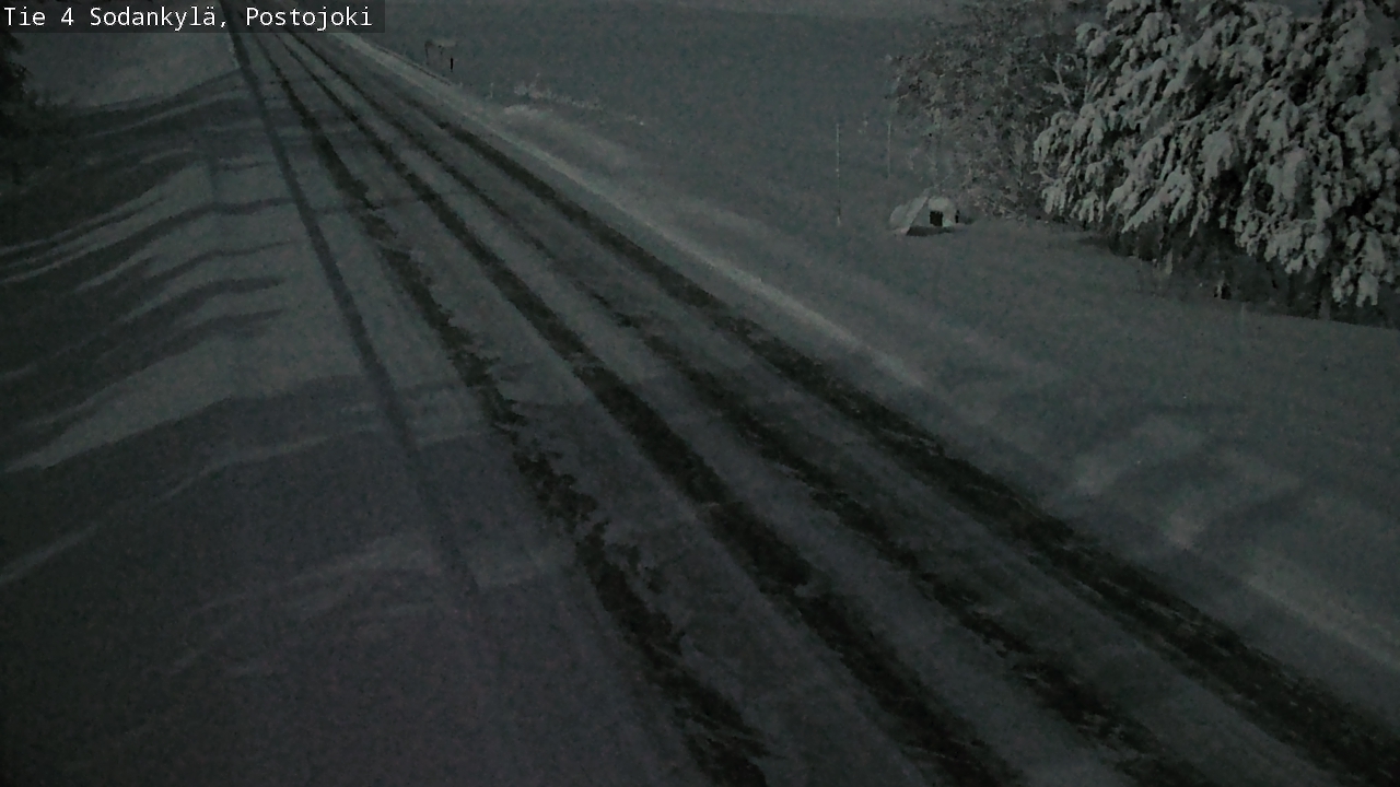 Weather Camera Image Road 4 Sodankylä, Postojoki, Sodankylä, Lappi