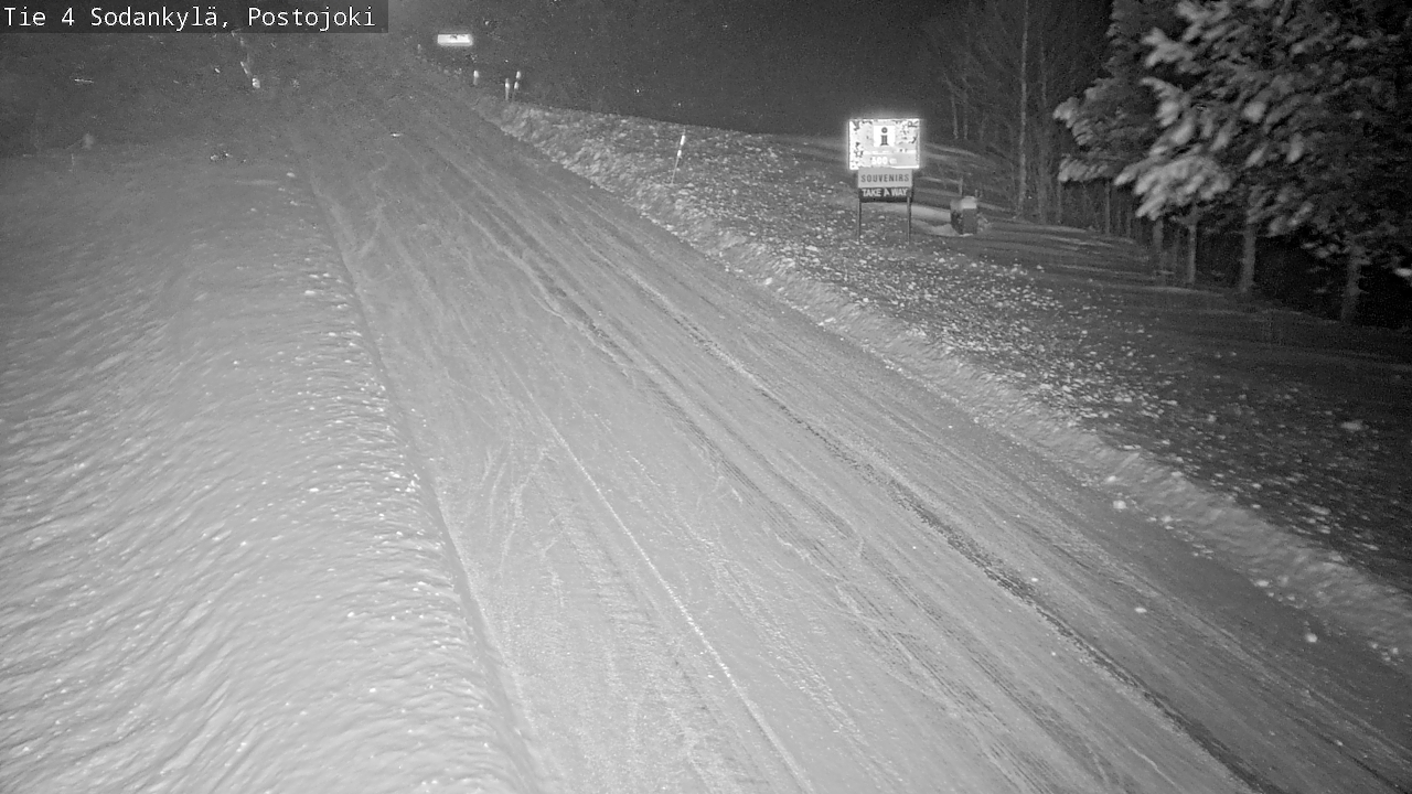Weather Camera Image Road 4 Sodankylä, Postojoki, Sodankylä, Lappi