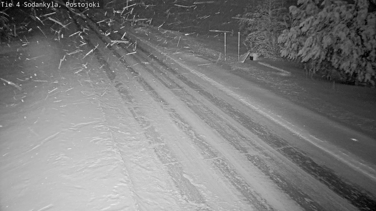 Weather Camera Image Road 4 Sodankylä, Postojoki, Sodankylä, Lappi