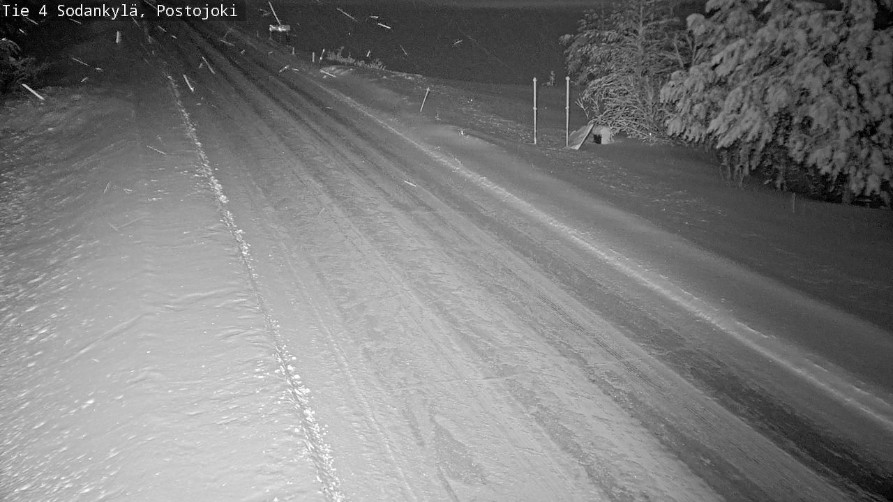Weather Camera Image Road 4 Sodankylä, Postojoki, Sodankylä, Lappi