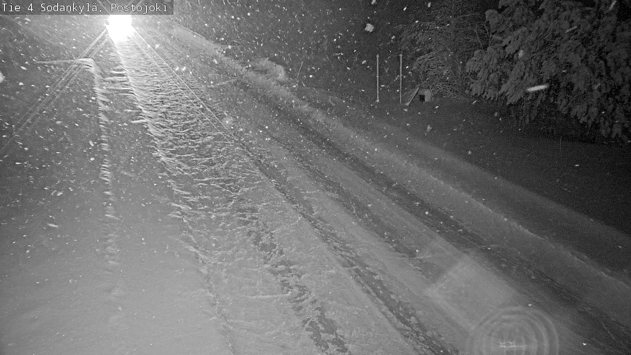 Weather Camera Image Road 4 Sodankylä, Postojoki, Sodankylä, Lappi