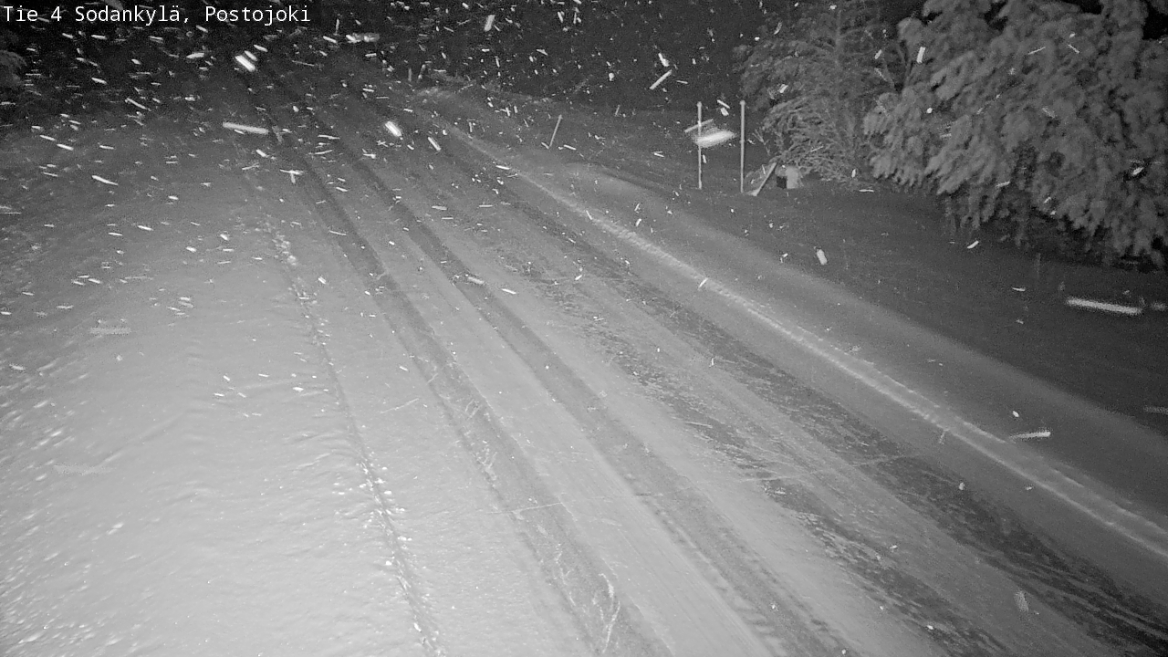 Weather Camera Image Väg 4 Sodankylä, Postojoki, Sodankylä, Lappi