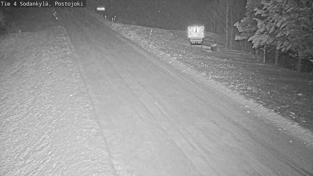 Weather Camera Image Road 4 Sodankylä, Postojoki, Sodankylä, Lappi