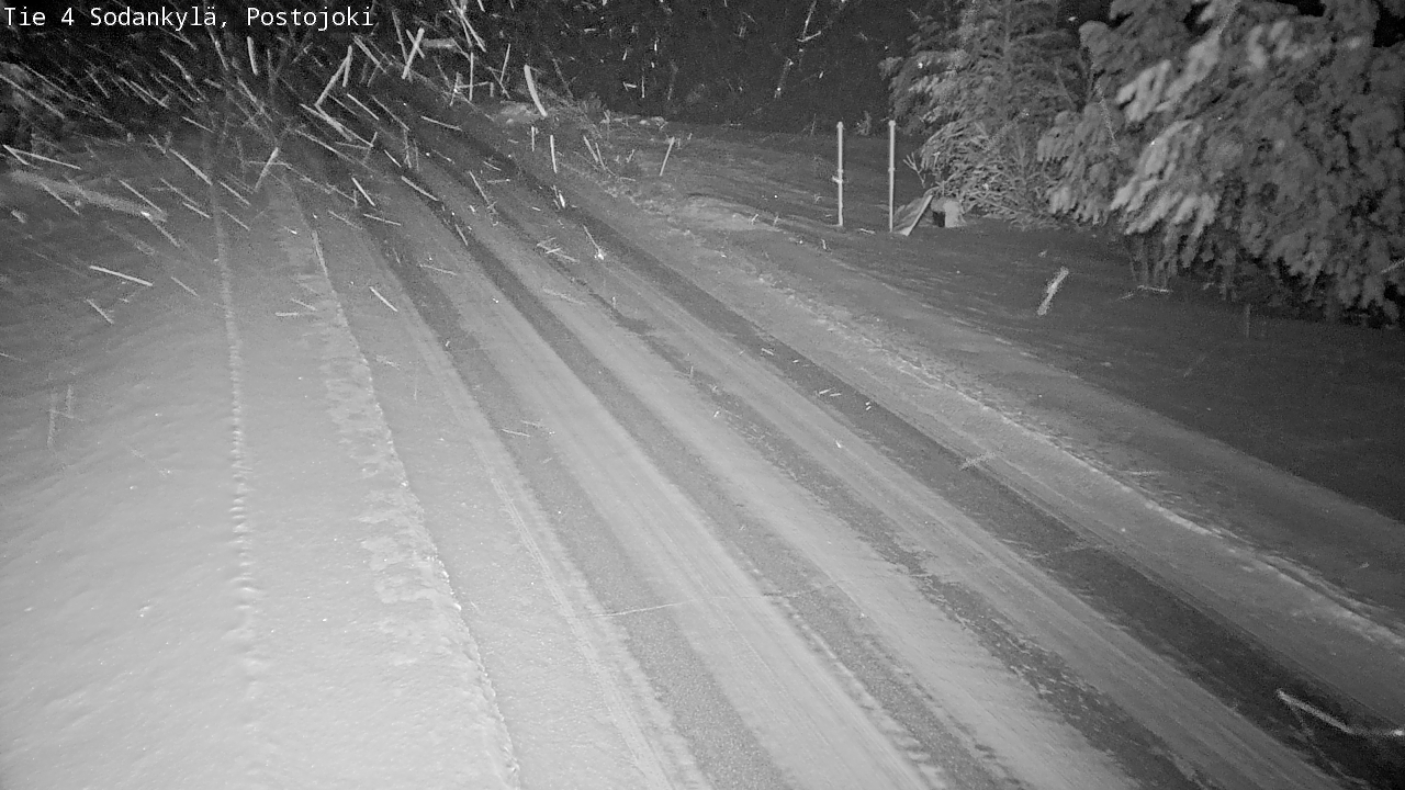 Weather Camera Image Road 4 Sodankylä, Postojoki, Sodankylä, Lappi