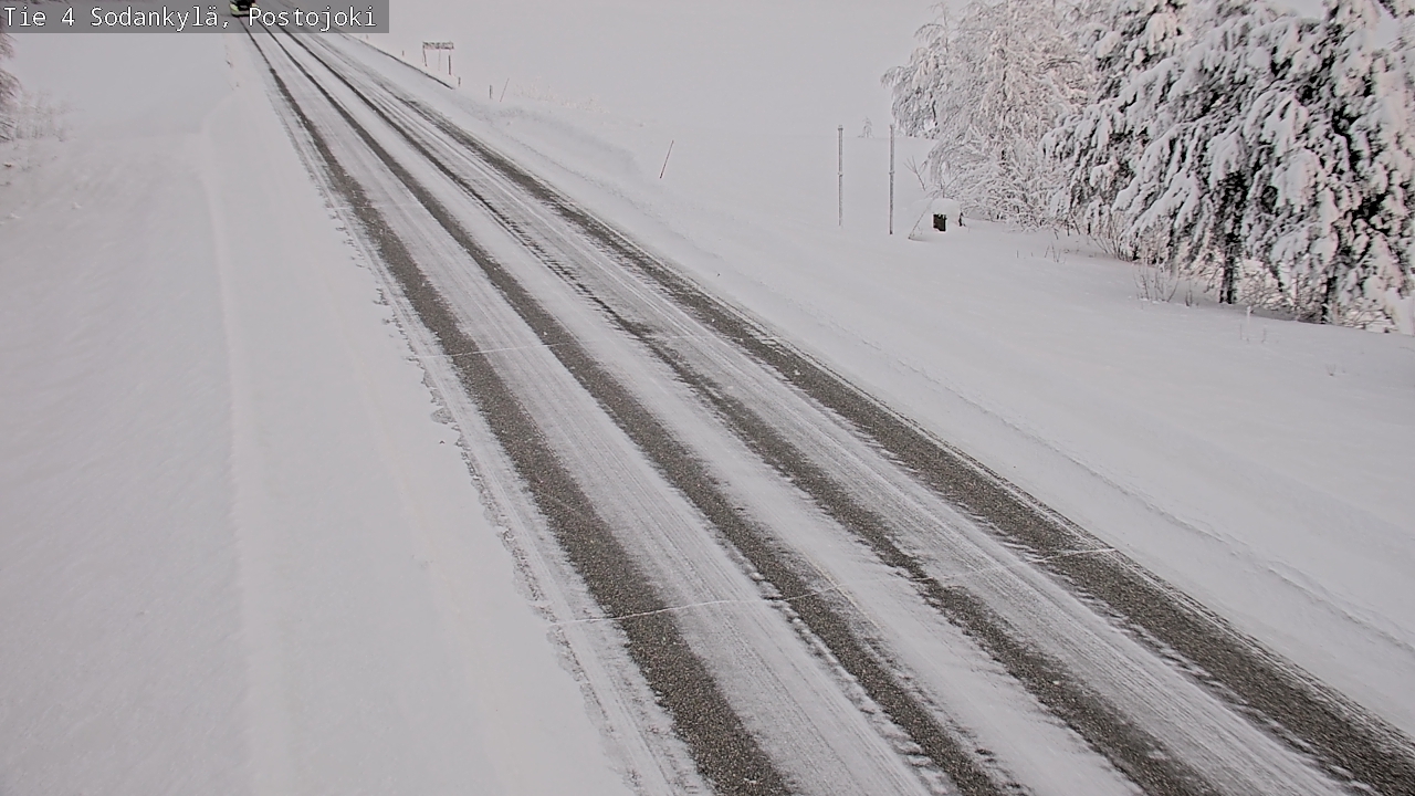 Weather Camera Image Road 4 Sodankylä, Postojoki, Sodankylä, Lappi
