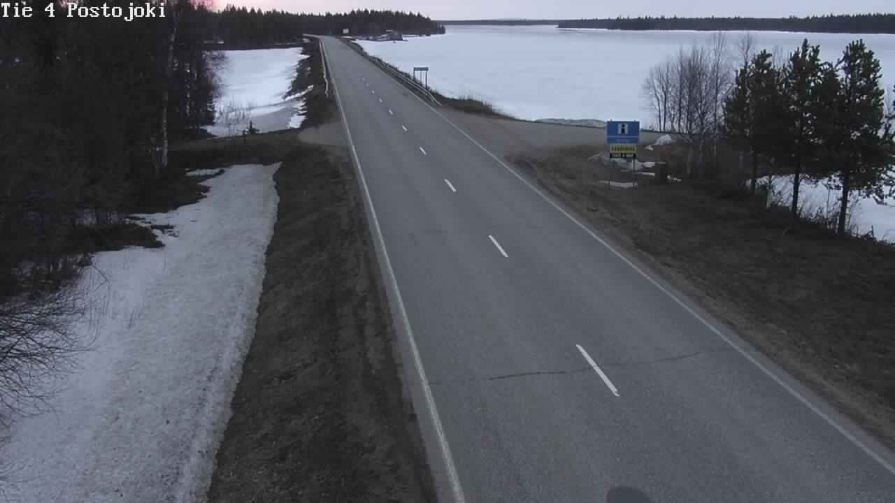Weather Camera Image Väg 4 Sodankylä, Postojoki, Sodankylä, Lappi