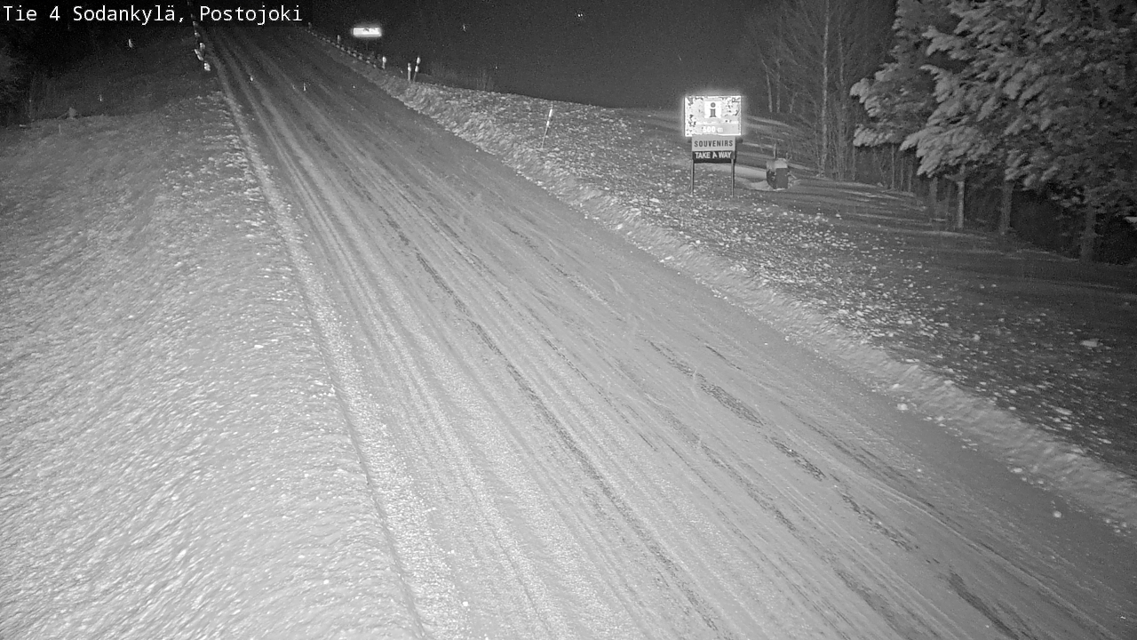 Weather Camera Image Road 4 Sodankylä, Postojoki, Sodankylä, Lappi
