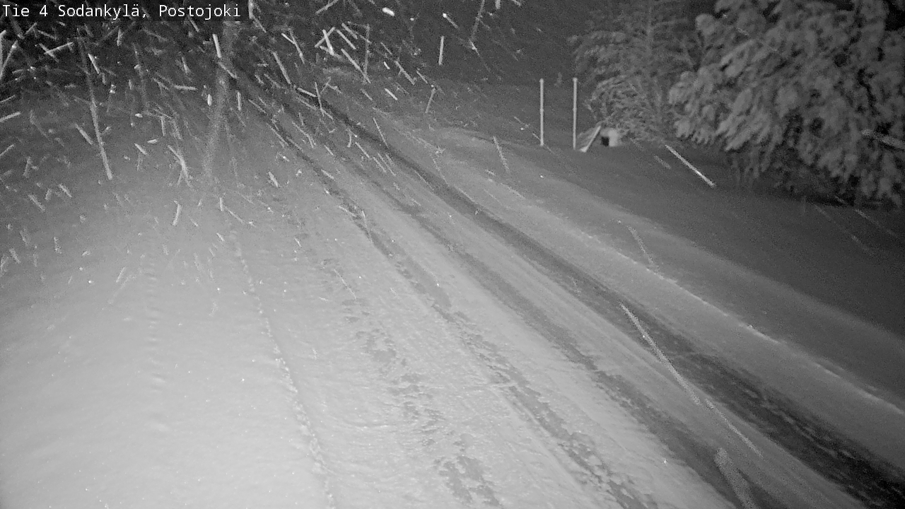 Weather Camera Image Road 4 Sodankylä, Postojoki, Sodankylä, Lappi