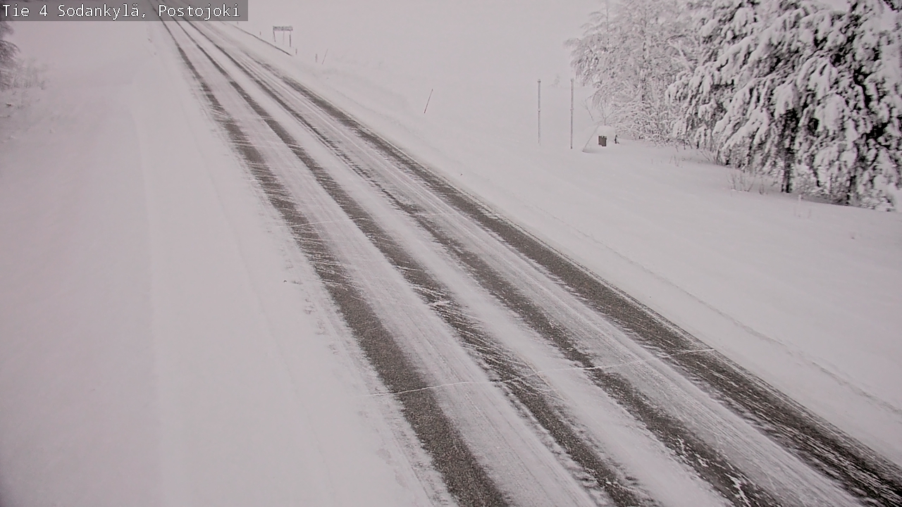 Weather Camera Image Road 4 Sodankylä, Postojoki, Sodankylä, Lappi