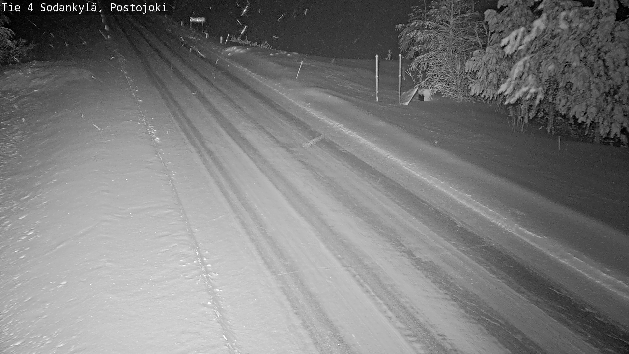 Weather Camera Image Väg 4 Sodankylä, Postojoki, Sodankylä, Lappi