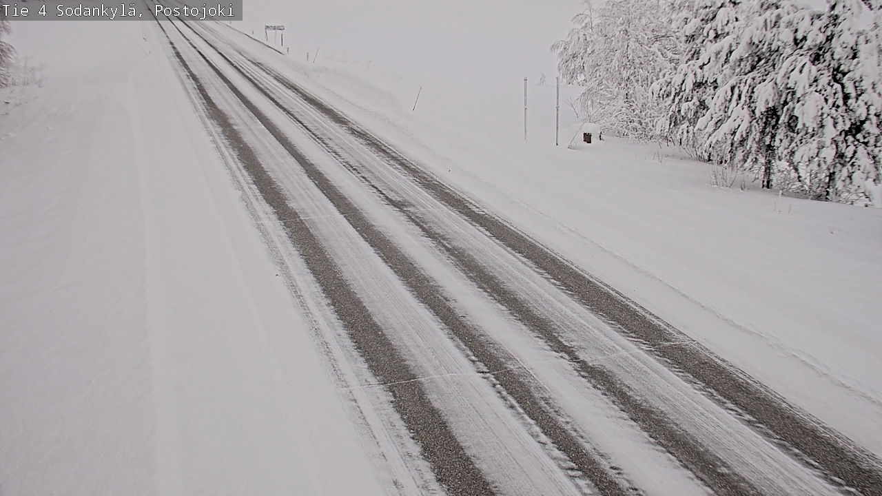 Weather Camera Image Road 4 Sodankylä, Postojoki, Sodankylä, Lappi